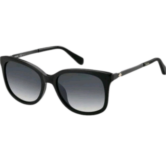 Fossil Womens Sunglasses 2079/S Sunglasses 80790 Black dark gray gradient